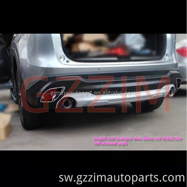 Uingizwaji wa gari la mbele na mlinzi wa nyuma wa Mazda CX-5 2016